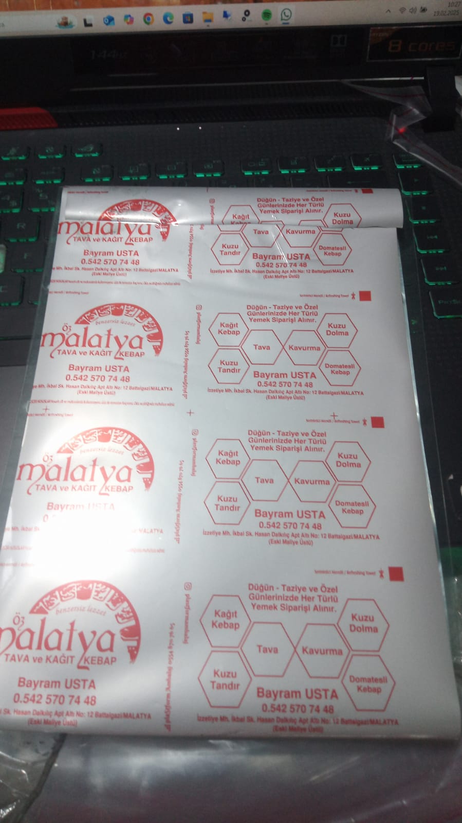 Öz Malatya Tava Kağıt Kebap